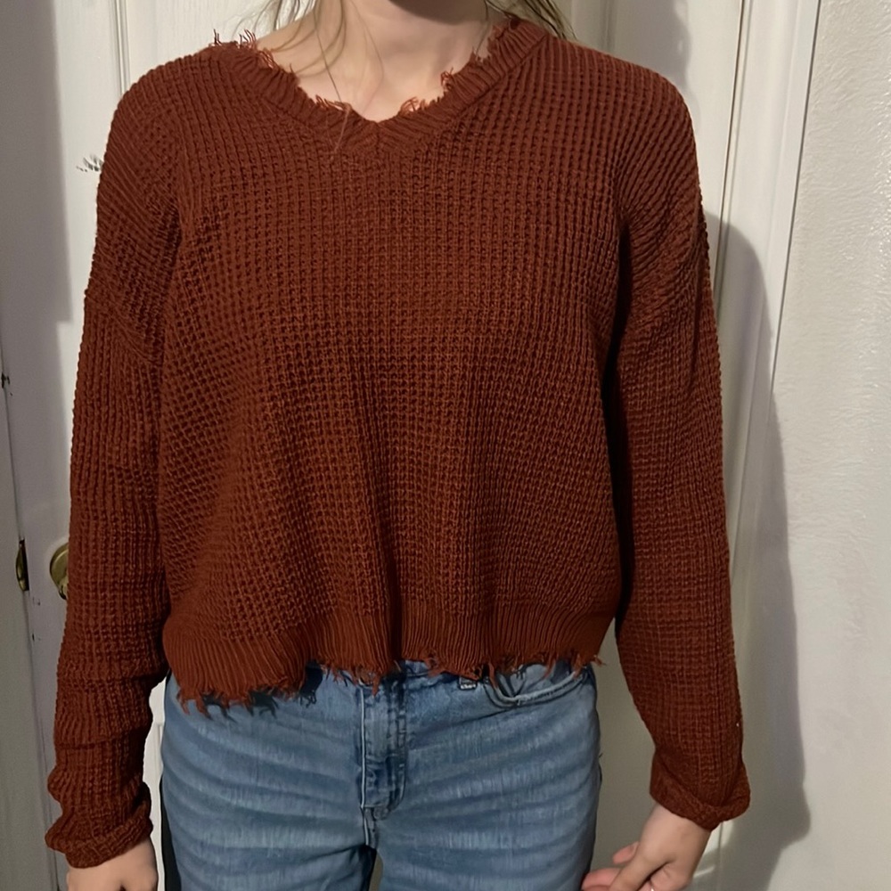tethered collar sweater 💋